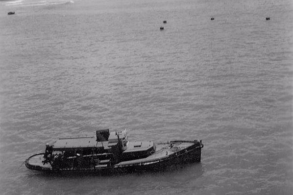 Navio no Terminal de Mucuripe em Fortaleza (CE) - 1958