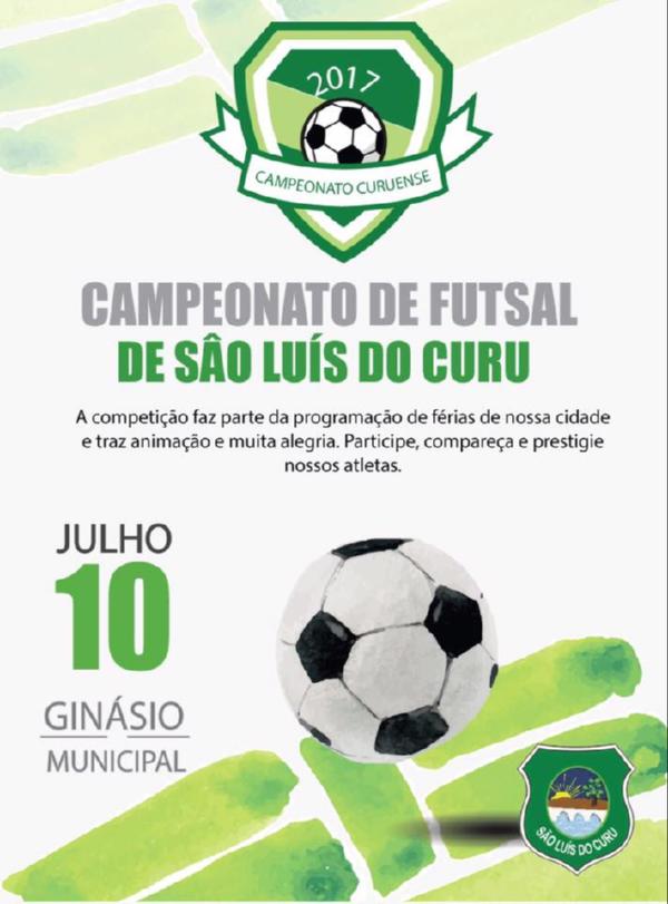 Estreia do Campeonato de Futsal 2017 de São Luís do Curu.