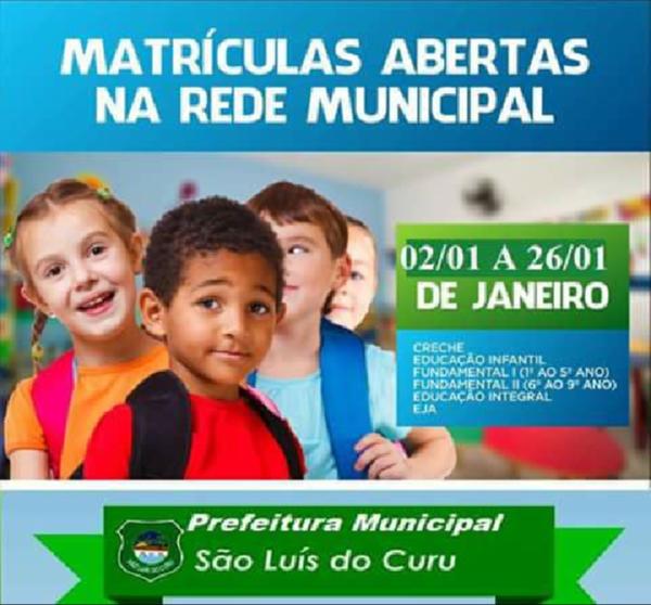 Matricula abertas!!!