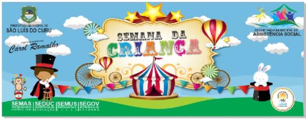 Semana da Criança acontecerá dia 15 de Outubro no Ginásio Poliesportivo