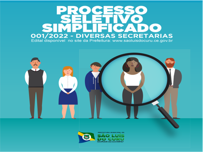 PROCESSO SELETIVO PARA DIVEERSAS SECRETARIAS