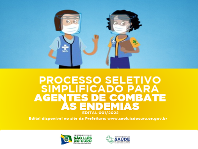 PROCESSO SELETIVO PARA AGENTES DE COMBATE ÀS ENDEMIAS
