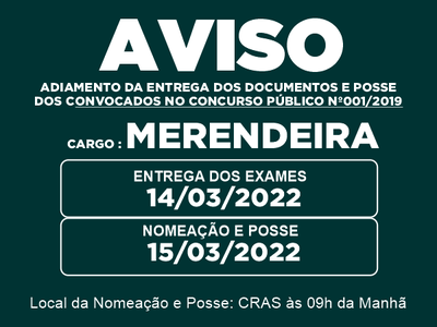 ADIAMENTO DA DATA DA ENTREGA DE EXAMES
