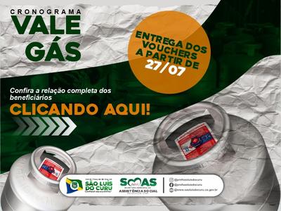 LISTA DOS NOVOS BENEFICIÁRIOS DO VALE GÁS