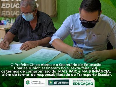 MAIS PAIC, MAIS INFÂNCIA E TRANSPOSTE ESCOLAR!