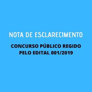 NOTA DE ESCLARECIMENTO