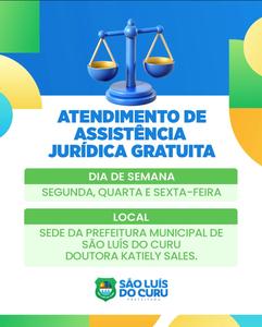 ATENDIMENTO DE ASSISTÊNCIA JURÍDICA GRATUITA