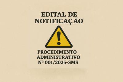 EDITAL DE NOTIFICAÇÃO